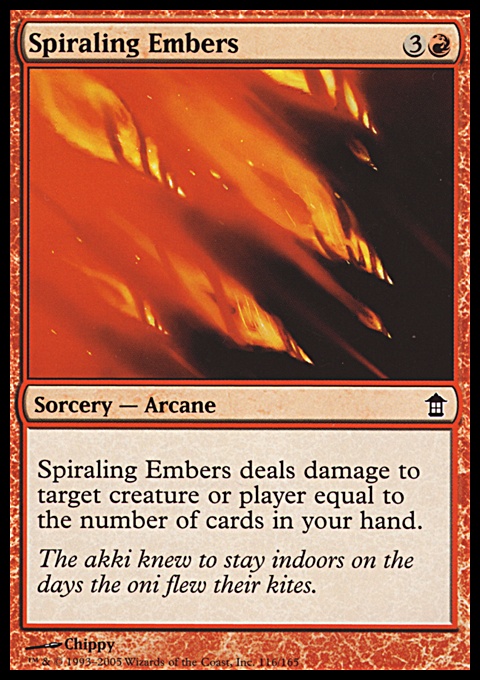 Spiraling Embers